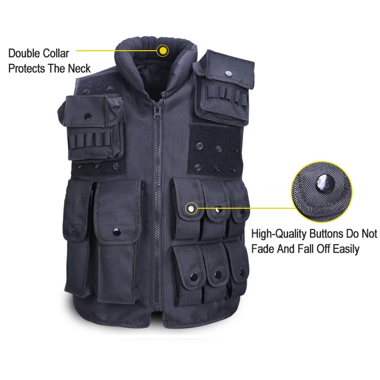 Wholesale Multi-functional Tactical Cordura Nylon Multicam Plate Carrier Vest Tactical Vest Camouflage Tactical Combat Vest
