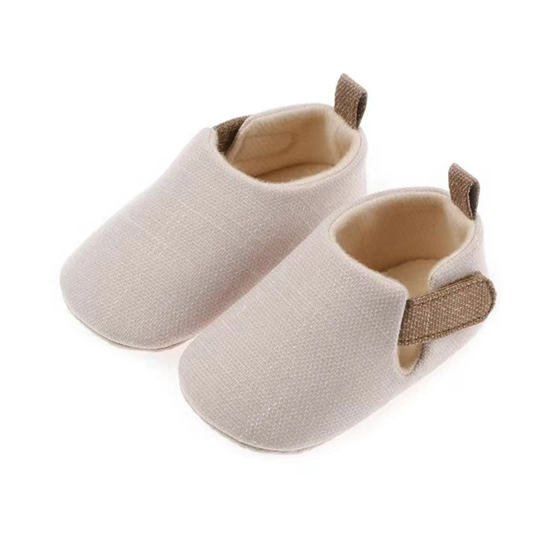 Newborn Baby Crib Shoes Soft Bottom Anti-slip Gentleman Shoes Footwear Infant Boy Shoes