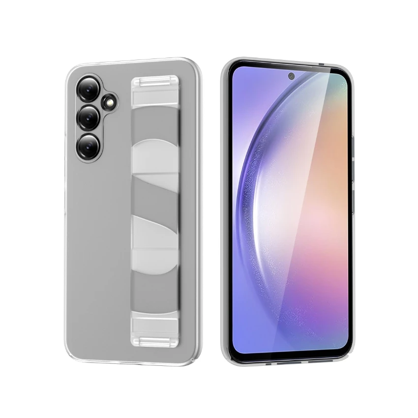 Chinese Factory Wristband Phone Case With Liquid Silicon Fundas Para Celular For Samsung S23 S24 A54 Series