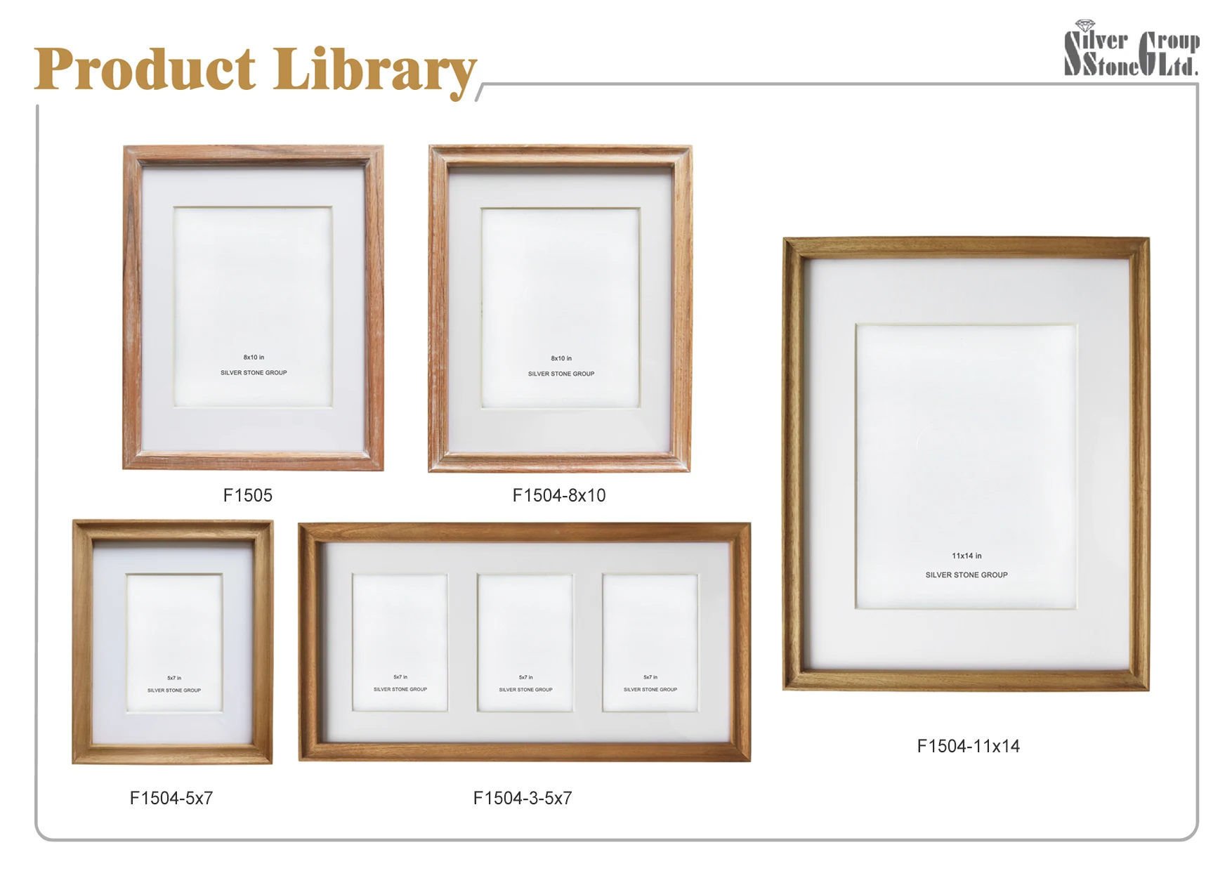 3 opening Rectangular Gallery frame Newborn Baby Handprint And Footprint Kit Wooden Baby Photo Collage Frame