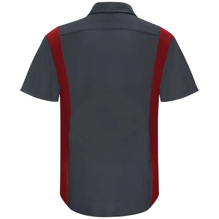 OEM High Quality  Button Down Short Sleeve Breathable  Port Authority Heavy Duty Working Shirt