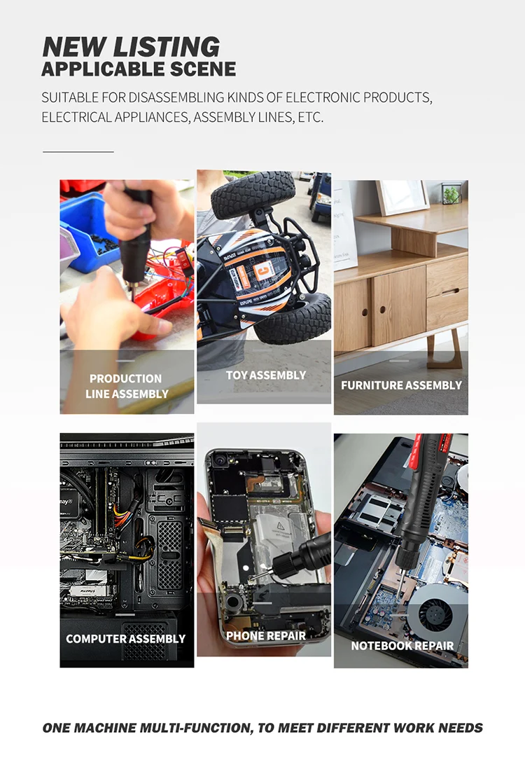 Power Tools PH415 Semi Automatic Adjustable Torque Electric Screwdriver with Power Supply with extra EU or UK adapter 220V