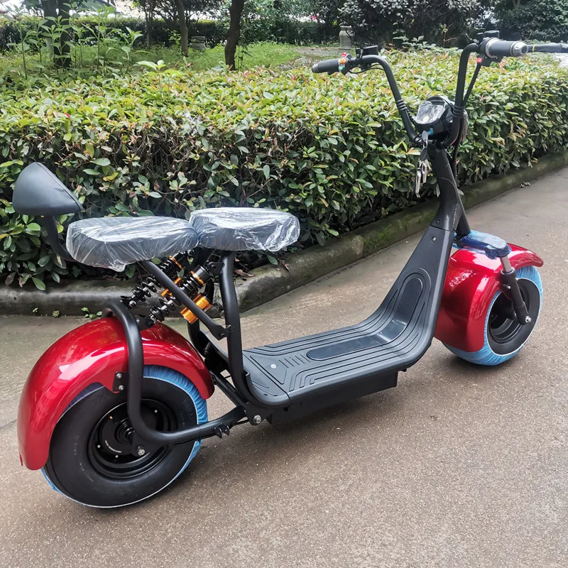 hot and popular electric scooter fat tire 2 wheel seev citycoco electric scooter electric motorcycle