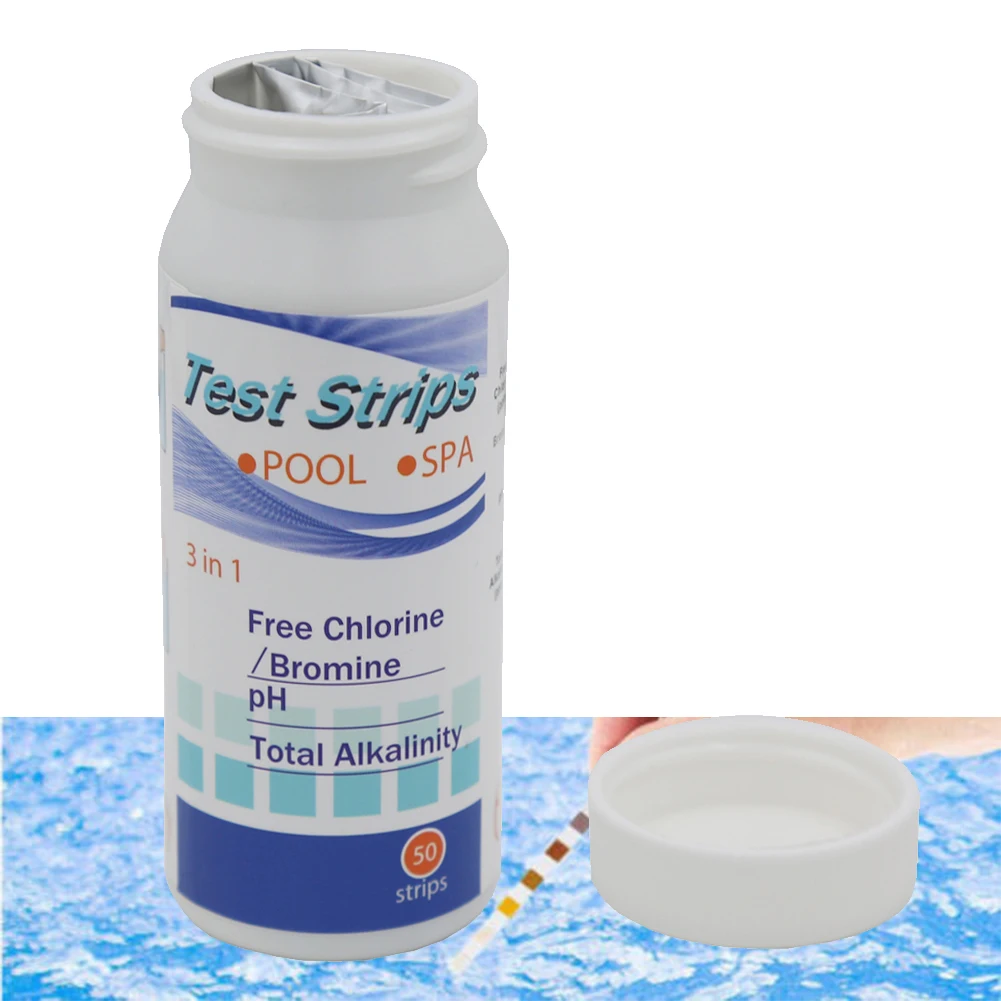 2020 Vansful good Quality 3 In 1 Pool Spa Test Strips Swimming Pool Water Test Strip
