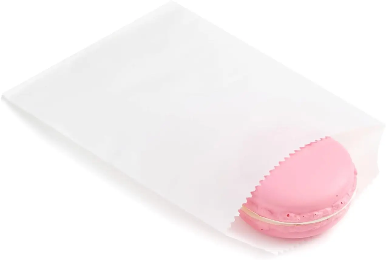 4 X 6 Inch Baking Sandwich Soap Packaging Biodegradable Grease-Proof Kraft Paper White Single Cookie Bags
