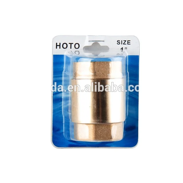 Пружина трубы из ПВХ, латунь, внутренний обратный клапан