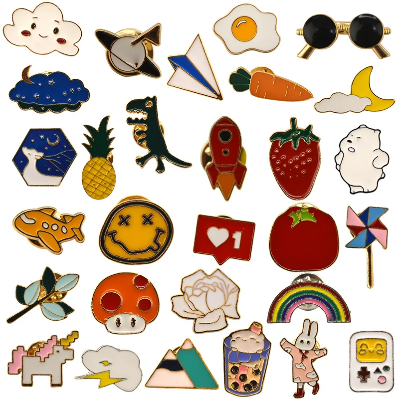 Cheap Price mini pcs Custom Design Backing Card Logo Maker Cute Anime Animal Badge Custom Metal Soft Hard Enamel Lapel Pins