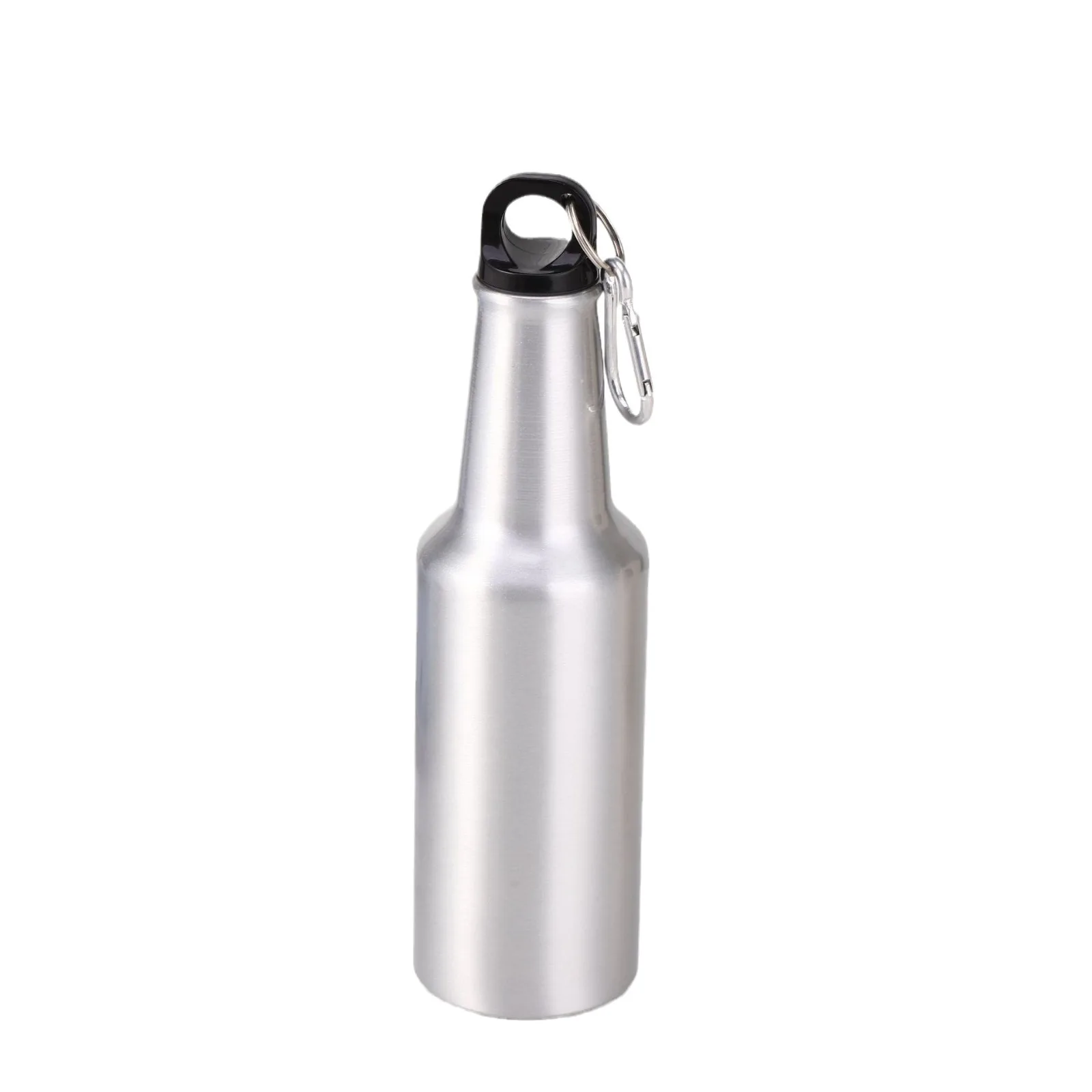 Bpa Free 500 ml 750 ml High Quality Outdoor Sport Aluminum Water Bottle With Carabiner
