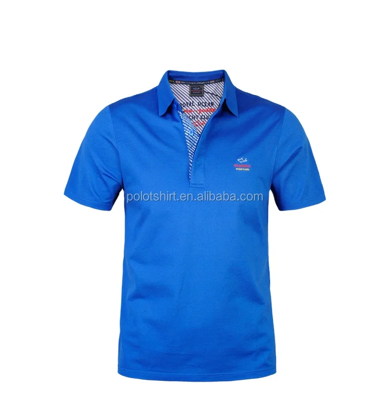 OEM Male double mercerized cotton polo shirt