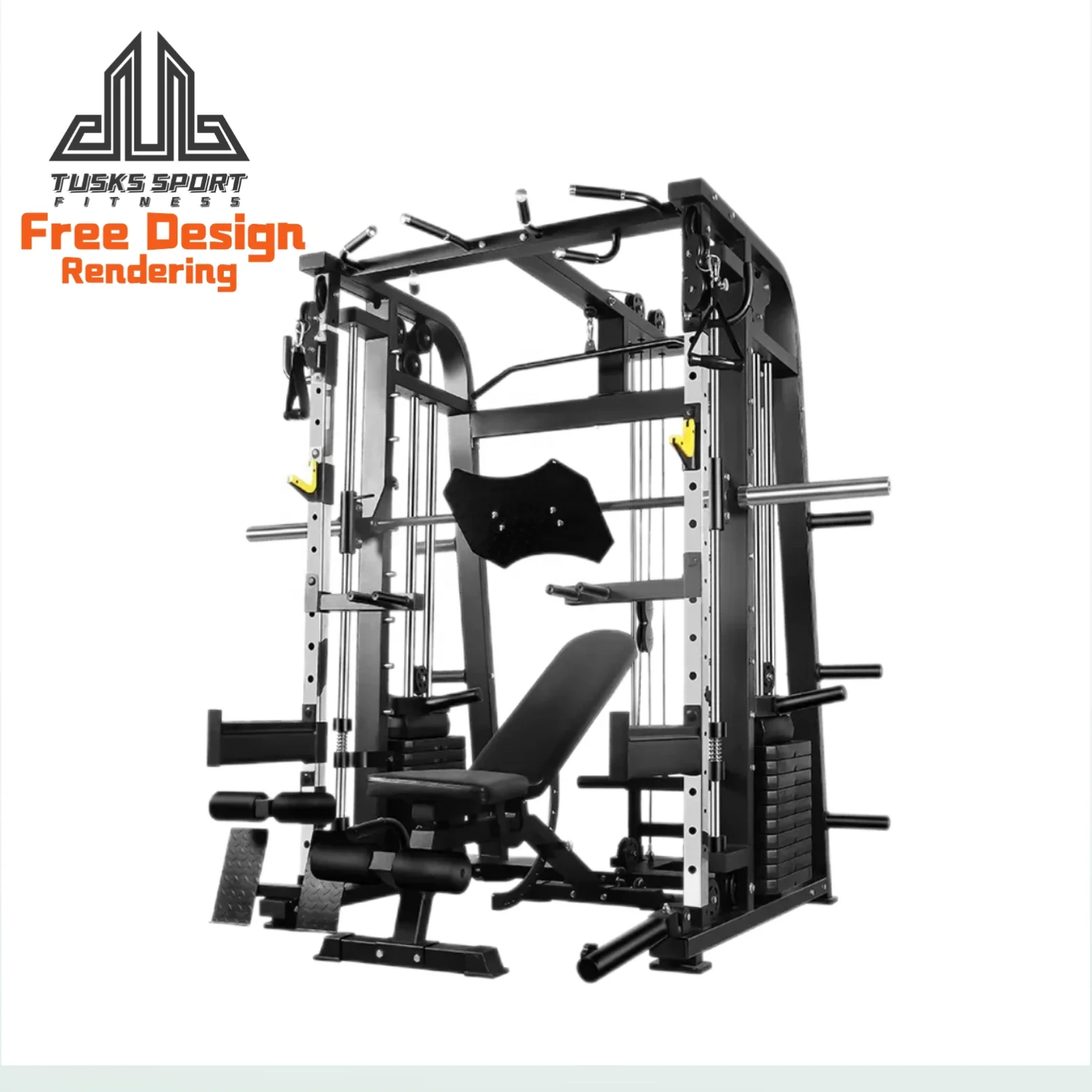 Wholesale Gym Equipment Smith Machine Home Exercise Multifunction machine Comprehensive Training Device Fitness