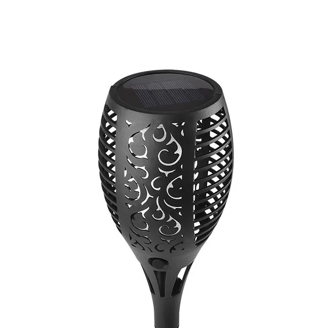 12 Led solar flickering flame torch lights outdoor landscape decoration light solar dancing flame light garden lamp for patio