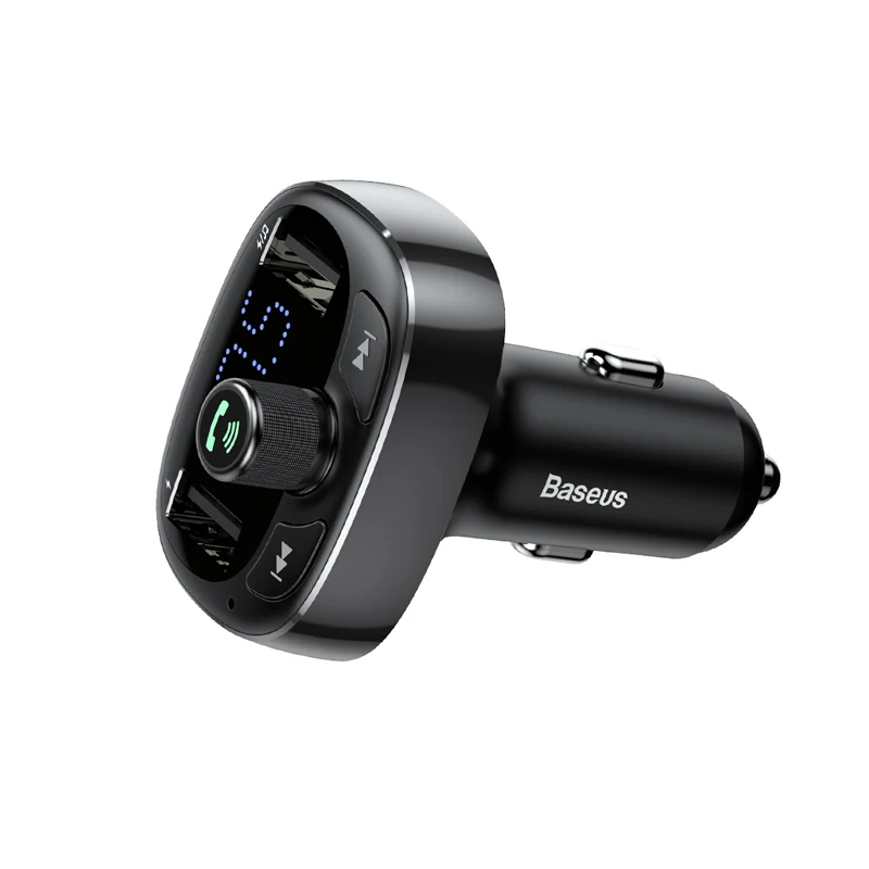 S-09 MP3 FM Transmitter Car Charger Socket With Car Holder