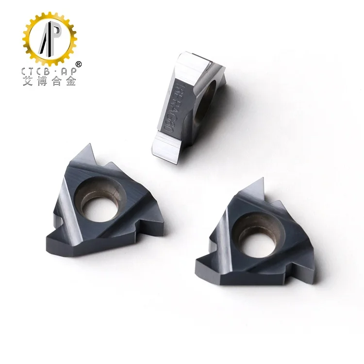 LOW MOQ Tungsten Carbide CNC  External Right And Left Threading  Turning Inserts Thread Cutting Tools 16ERAG60 with Ready Stock