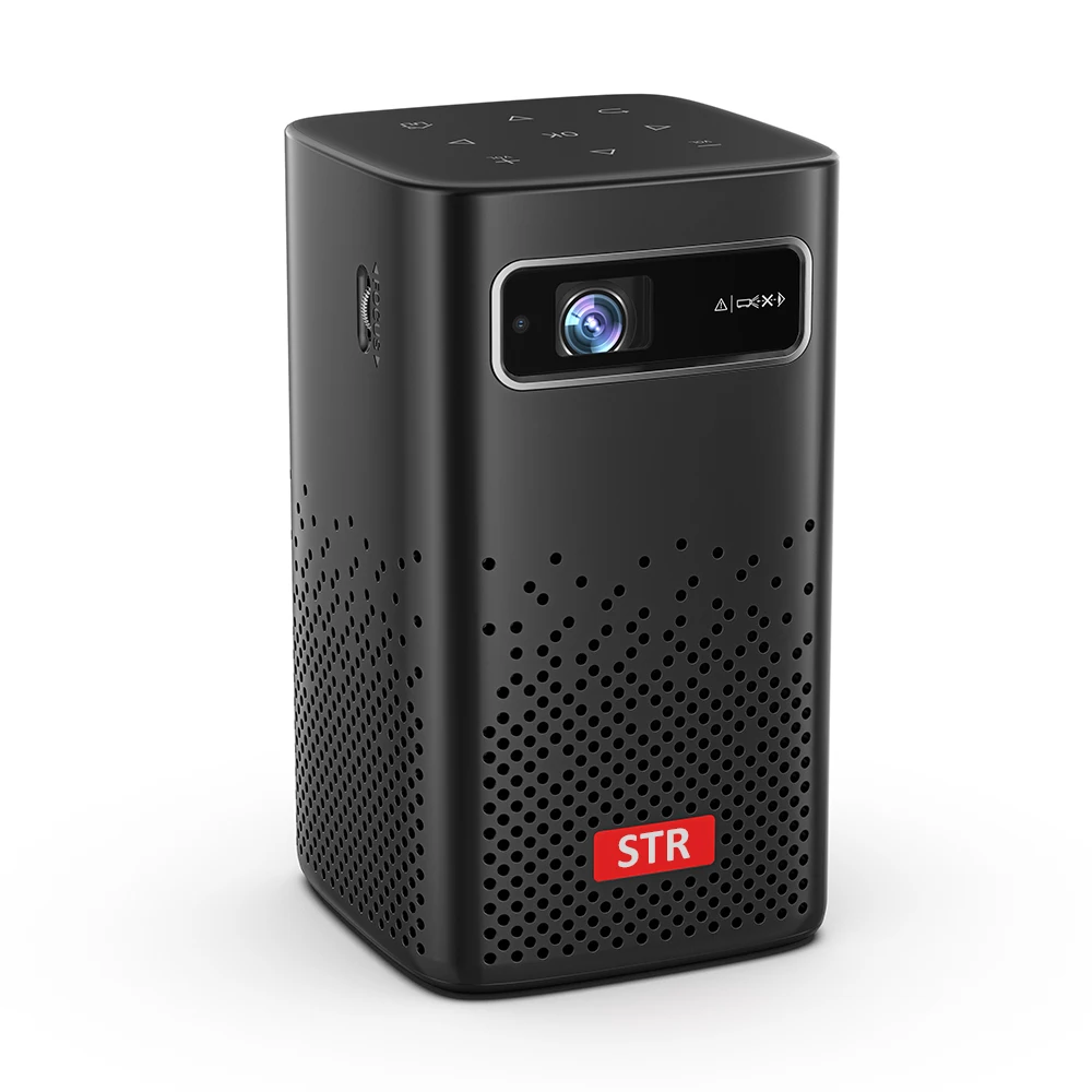 Newest Android 9.0 System Video Beamer 180 Ansi Lumens Built-in 8000 mah Battery Proyector Portable Mini Projector 4K