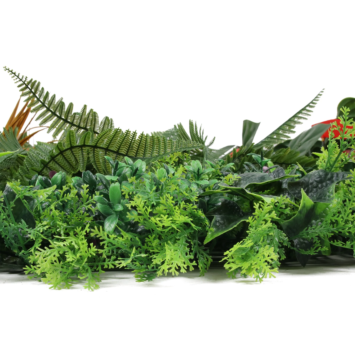 Pq12 100*100cm Garden Decor Boxwood Hedge Artificial Green Foliage Panel Plant Grass Wall