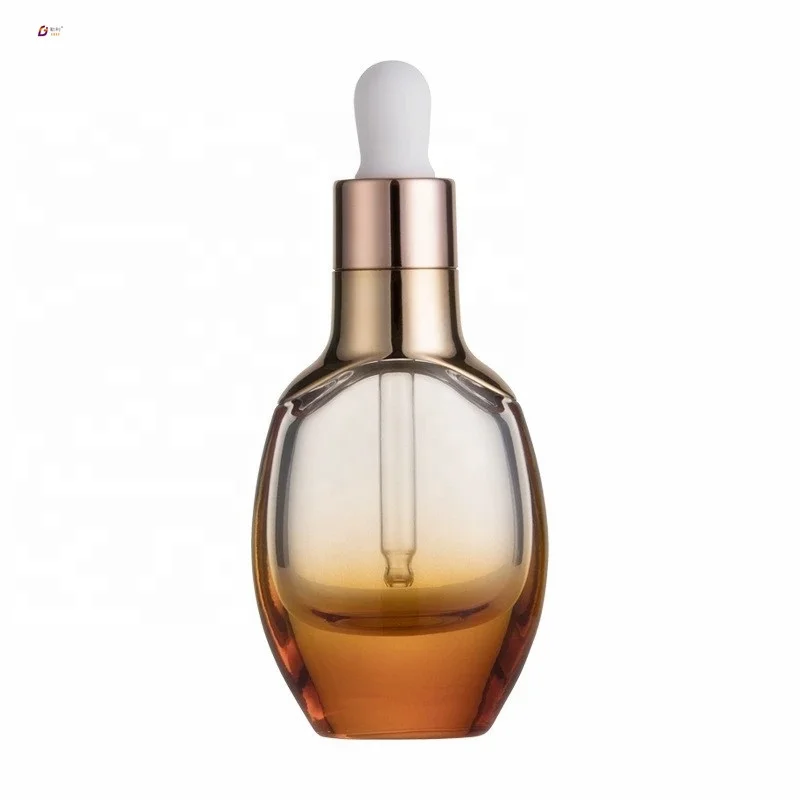 Fancy custom 30ml dropper bottle pipette cosmetic packing containers in bulk