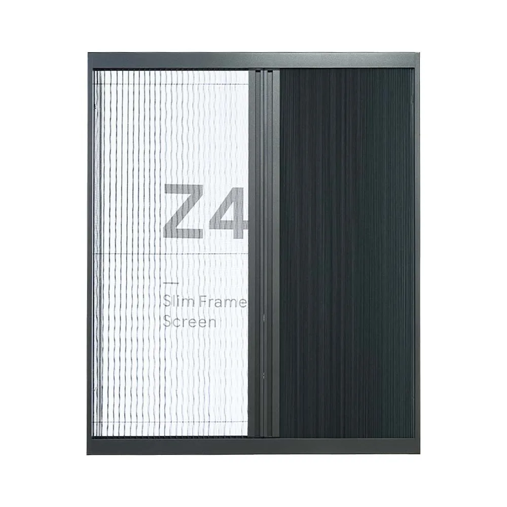 Sunshade and mosquito net screen window/door with Pleated insect screen Blackout cellular honeycomb