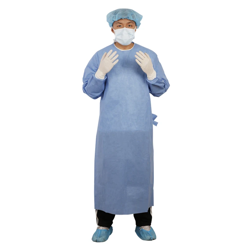 Guangzhou Fuzelong Hospital Disposable Gown SMS SMMS Sterile Surgical Gown