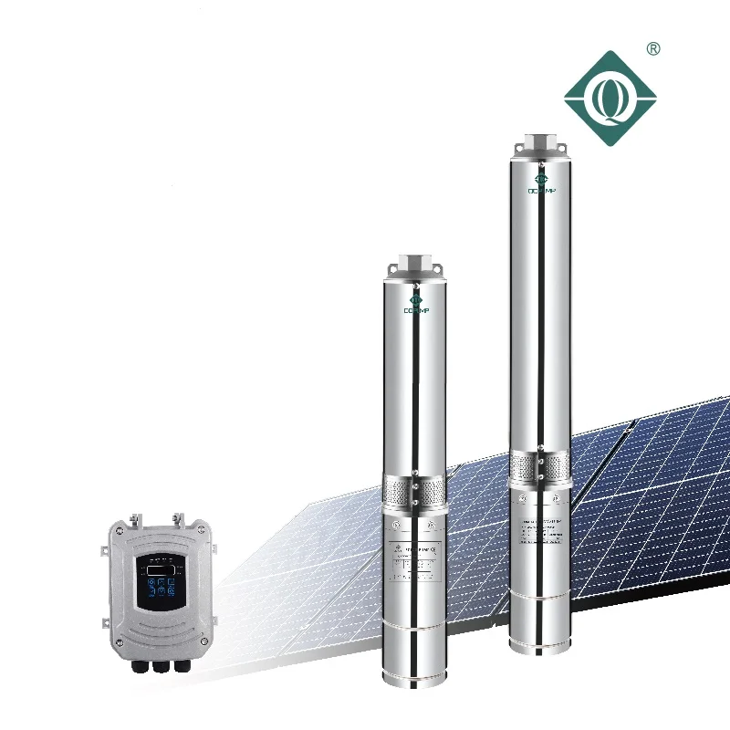 QQ PUMP Q3SC3-180-110-1500 2 Inch Deep Well Solar Pump Submersible 2hp Photovoltaic Pump