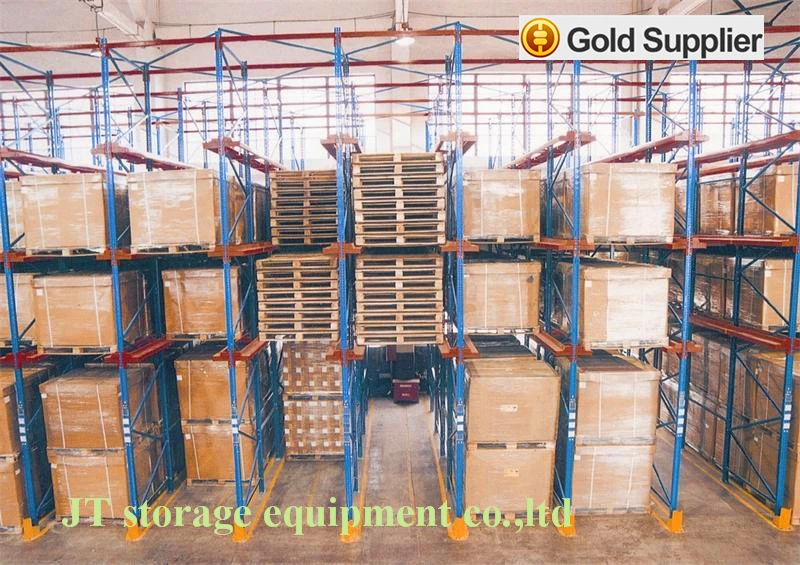 Warehouse Storage Heavy Duty Drive In Pallet Racking Cold Room Metal Steel Shelves