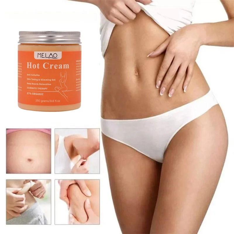 Private Label Shaper Body Wrap Hot Slimming Cream Gel Fat Burning Anti Cellulite Hot Cream Weight Loss