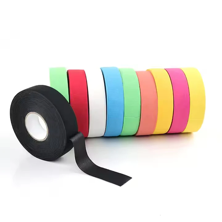 Custom Cotton Fabric Cloth Hockey Stick Tape for Ice Roller Hockey Stick, Blade Handle protector Hockey Tape