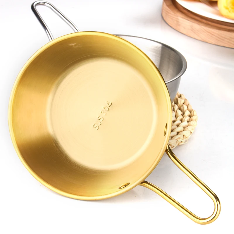New Serving Bowls  Stainless Steel Korean  Seasoning Sauce Dish For Restaurant