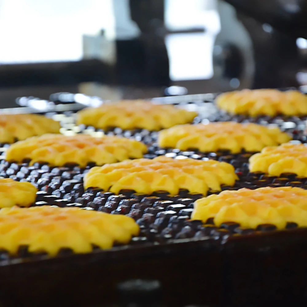 Commercial Soft Waffle Machine Industrial Waffle Production Deep Line Waffle Stick Maker Machine