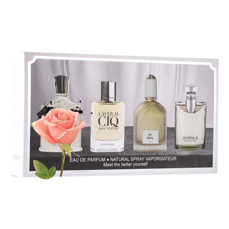 Customized Long Lasting Smell 25mlX4 Men Perfume Gift Set For Men Perfume