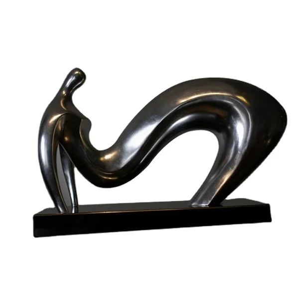 
Stainless Steel Nude Woman Statue / Indoor Wall Art Sculpture 