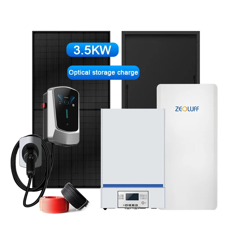 zeoluff  3.5kw solar system price solar energy 3kw solar panel system with EV charger