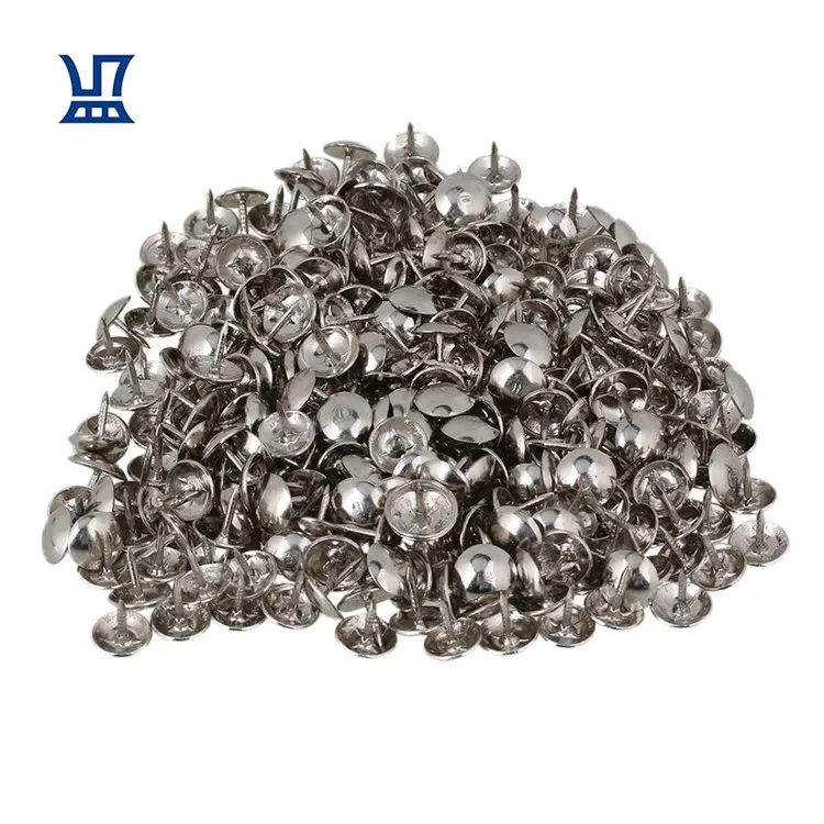 BQLZR Бесплатная доставка 200 шт Серебряная гладкая обивка Пузырьковые диванные гвозди для дивана пузырчатая упаковка для подарочной коробки мебель с 8x9mm