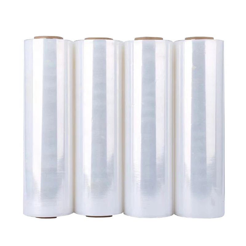 China fabrica de 20micras paletizador Film Stretch Negroy Transparente