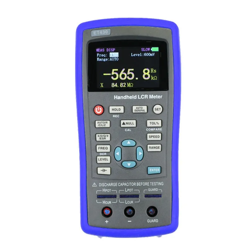 ET430  handheld lcr meter for test  Capacitance  inductance and resistance