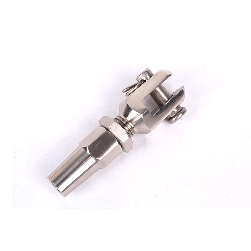Factory Price Newest Rigging Hardware Stainless Steel Wire Rope Fitting Swage Fork Terminal Machine