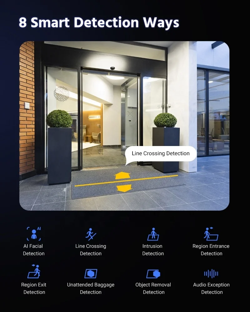 ANNKE High Speed 4MP 25X PTZ Zoom IP Dome Camera Support 2-Way Audio Night Vision Outdoor Waterproof CCTV