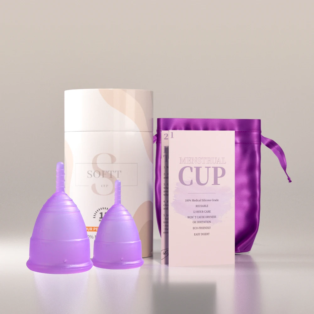 DH HEALTH 2023 Product silicone women reusable menstrual cup of China