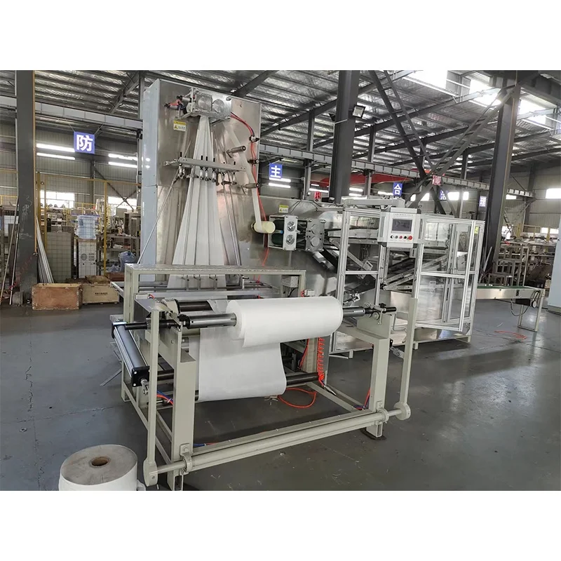 Automatic Portable Disposable Travel Hotel Body Bath Towels Folding Making Machine