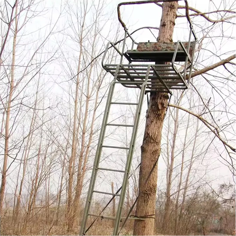 Cheap simple Climbing treestand ladderstands for two men other Auxiliary hunting supplies
