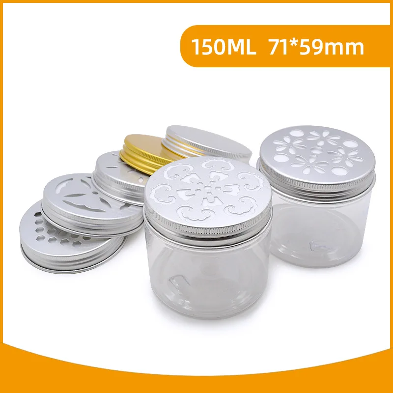 68mm Aluminum Cap PET Plastic Bottle Solid Aromatherapy Air Freshener Container Aluminum Deodorant Container