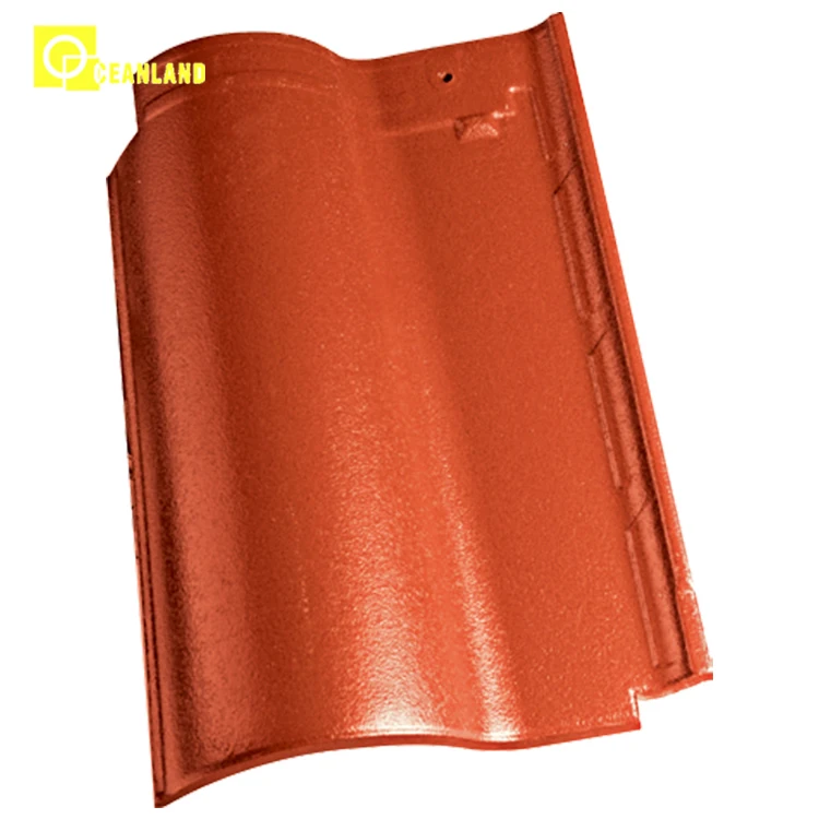 chinese ceramic roof tilel factory direct sale porcelain roof tile color