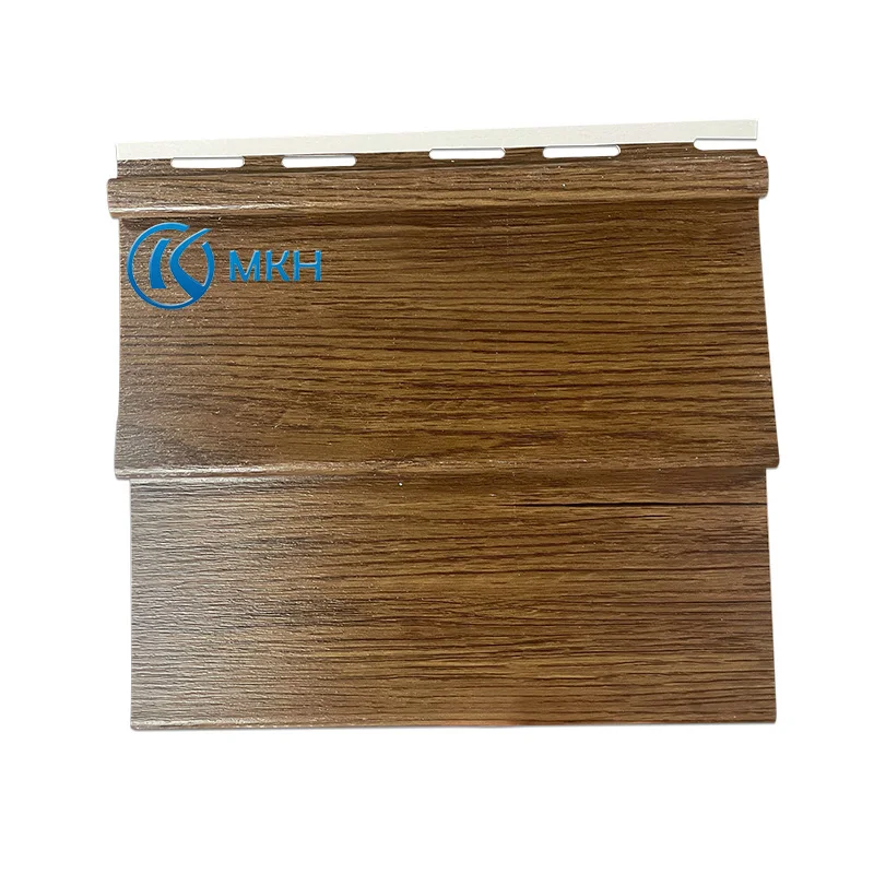 Factory Decorative Eco-friendly 8inch Waterproof 1mm 3.8M Wooden Laminated PVC Vinyl Siding Interior Cladding Wall Panels