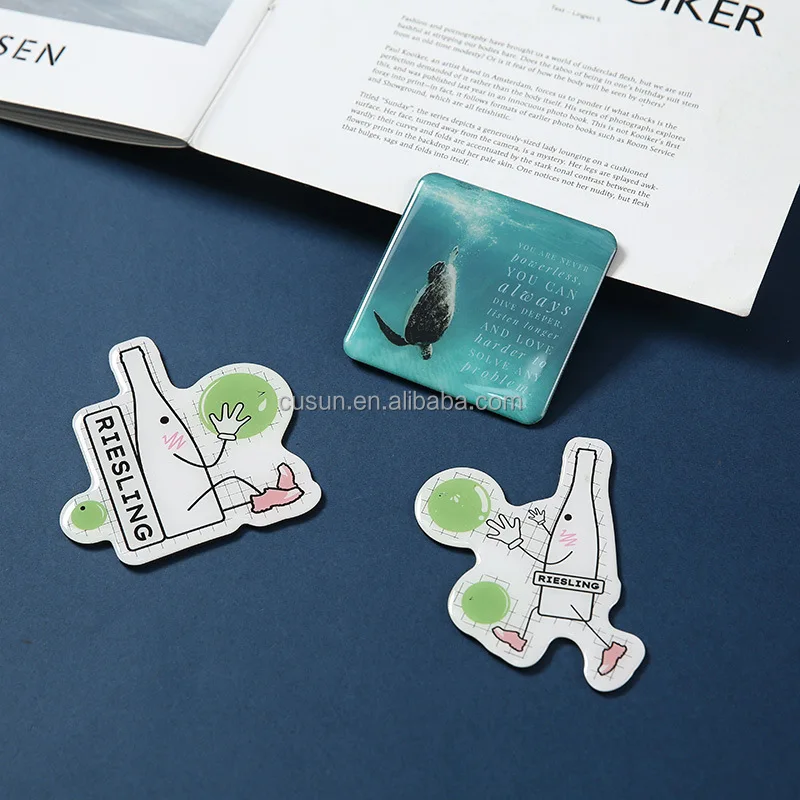 2024 hot sale soft magnetic magnet home decoration fridge magnet refrigerator stickers