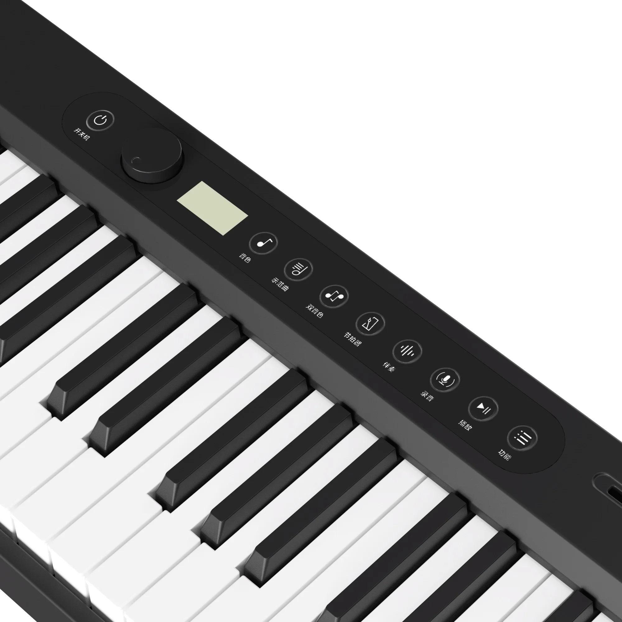 Hot Selling ZB200 88 Keys Portable Electronic Piano Folding Piano Beginner Practice Keyboard Instrument Smart Electronic Piano
