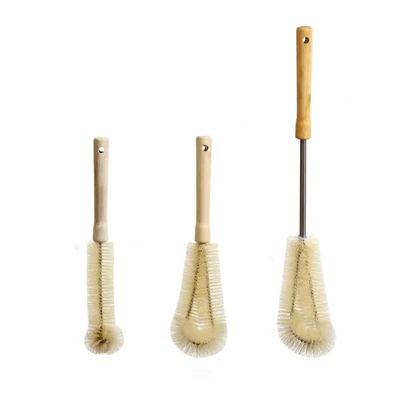 Hot Selling in European and American Markets Bamboo Handle Nylon Cup Brush