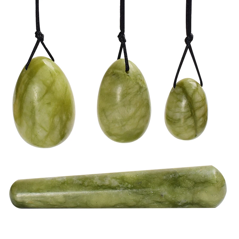 Amazon Hot Sale 4 In 1 Set Xiuyan Jade Yoni Eggs For Vaginal Exercise