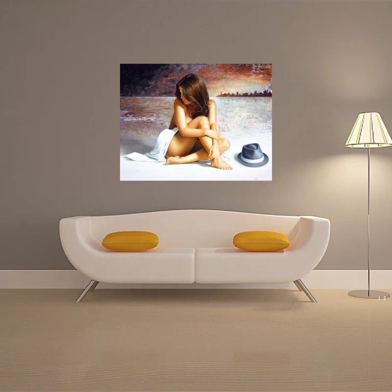 Sexy Girl Unique Style Digital Painting Decorative Canvas Painting Sexy Beauty Portrait Oil Painting By Numbers