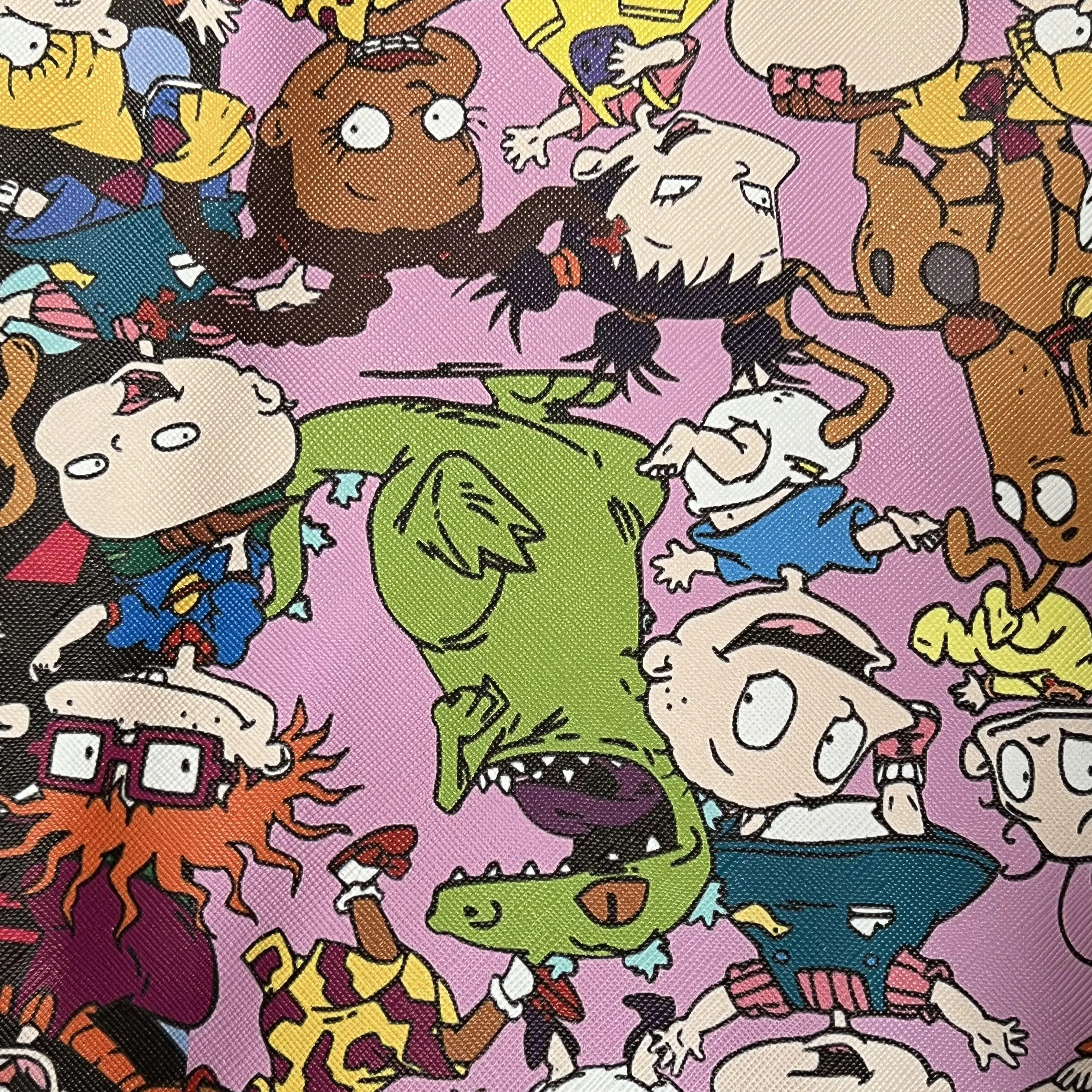 Digital printing Custom printed crisscross designer print faux synthetic leather sheet vinyl