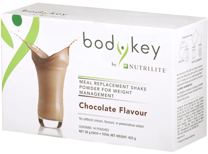 BodyKey by NUTRILITE Meal Replacement Shake chocolate Flavor Ingredients Protein dietary fiber vitamins minerals energy