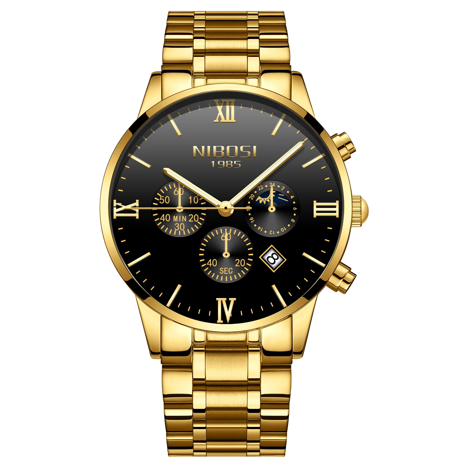 NIBOSI 2325 Drop Shipping Wholesale Brand Watch Men Chronograph Dropshipping